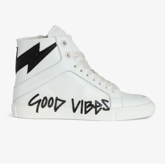 $348 ZV1747 High Flash Good Vibes Sneakers New size 37 - Picture 1 of 9